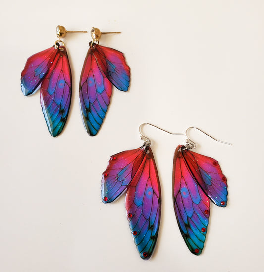 Galaxy Fairy Wing Earrings