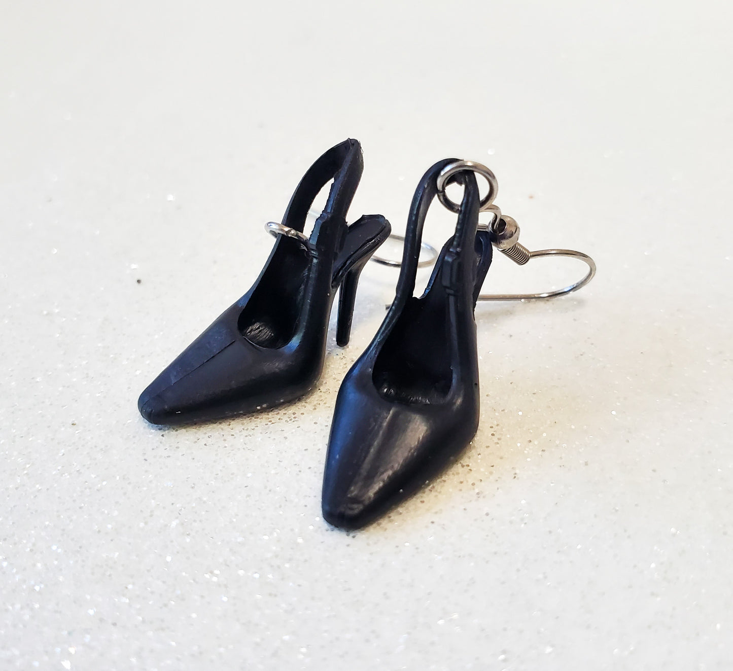 Pointed Toe Pump Earrings