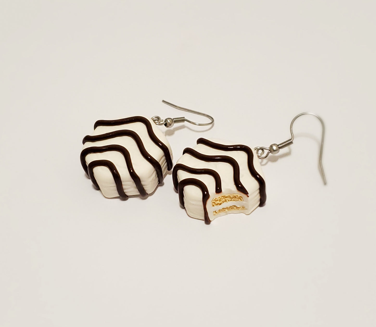 Zebra Cake Earrings