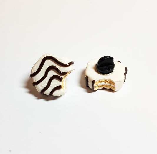 Zebra Cake Pin or Magnet