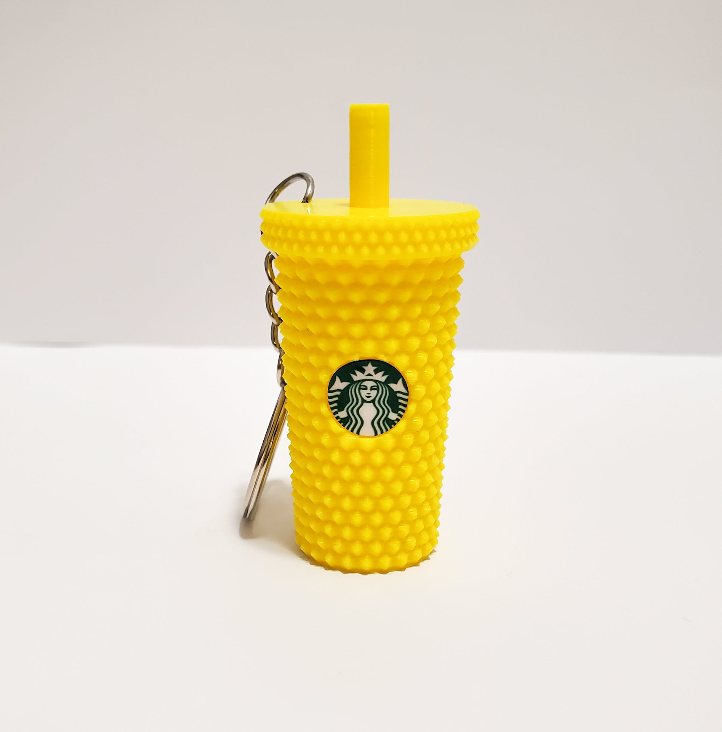 Starbucks Pineapple Studded Cup retail Key Chain Hawaii Exclusive - Set of 8