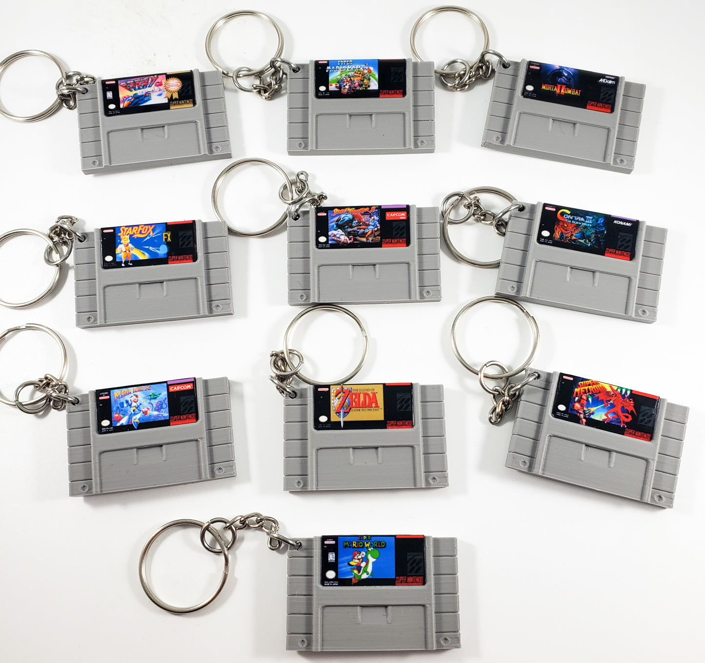 SNES Cartridge Keychain
