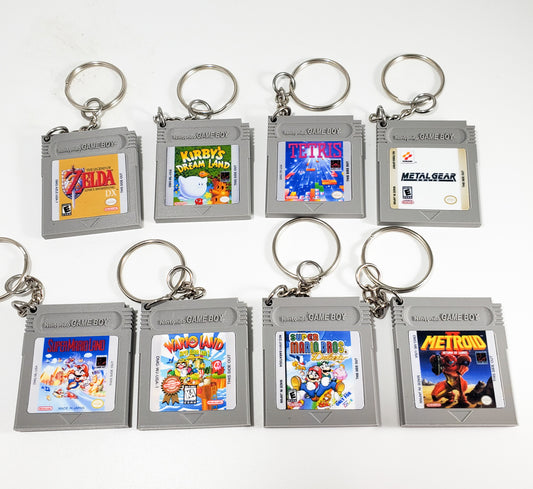 Gameboy Cartridge Keychain