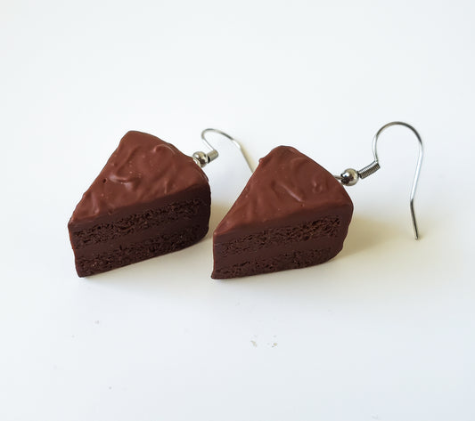 Chocolate Cake Earrings