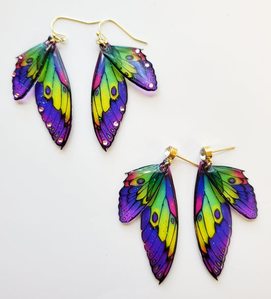 Tropi Fairy Earrings-Purple