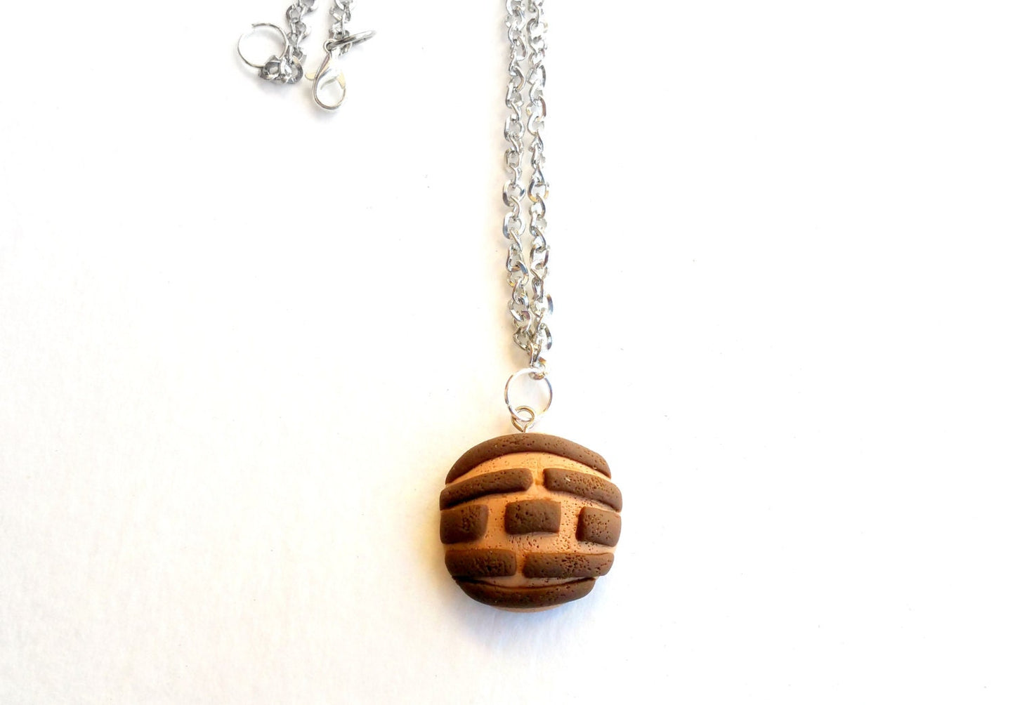 Chocolate concha necklace