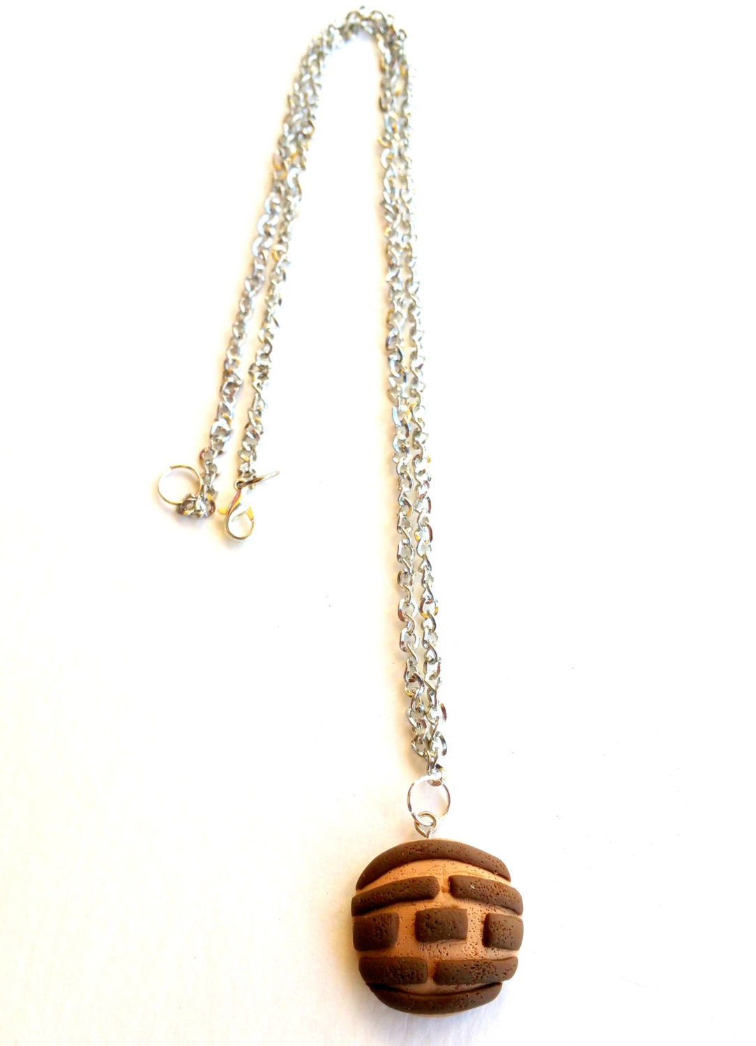 Chocolate concha necklace