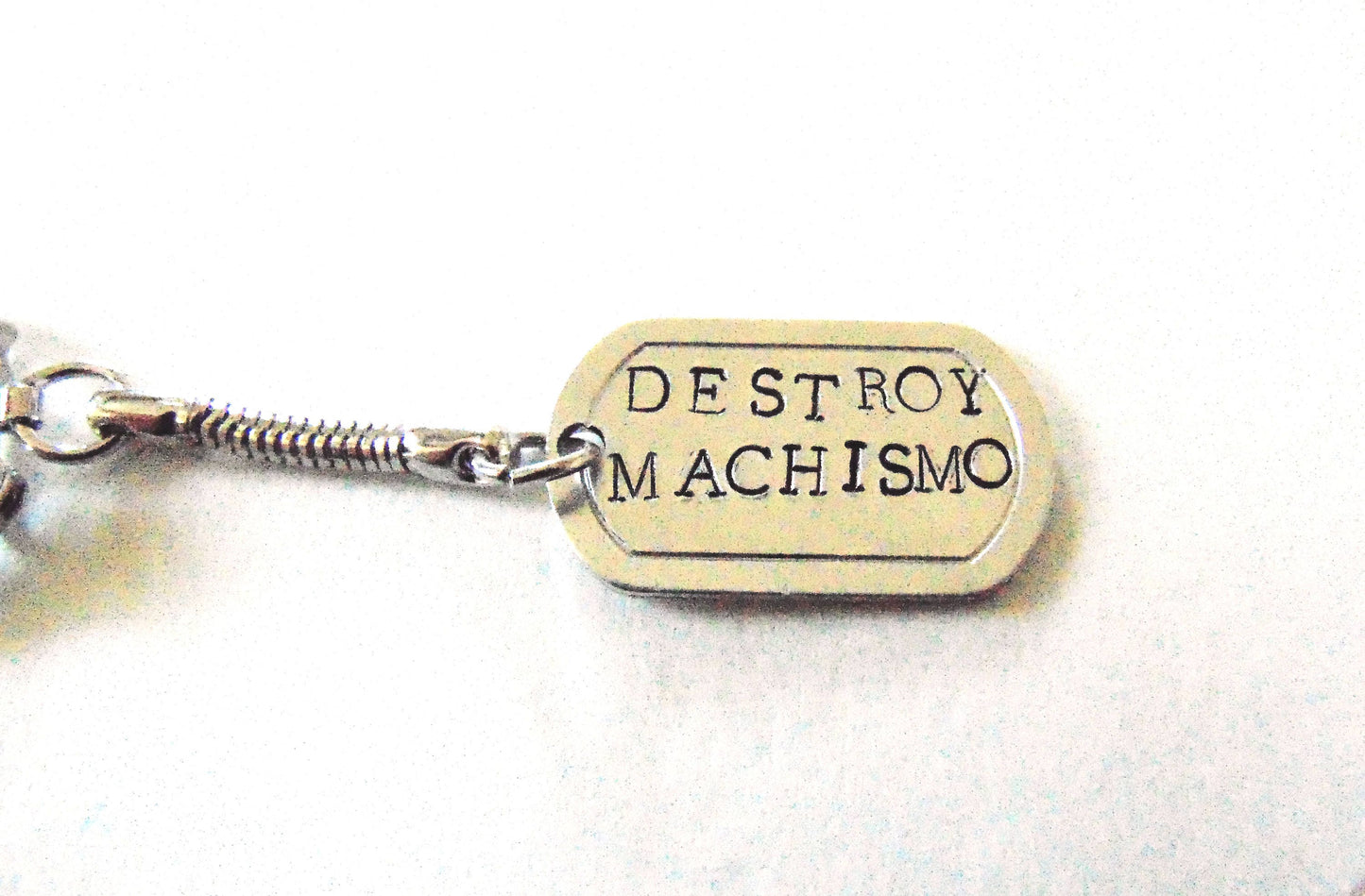 destroy machismo keychain