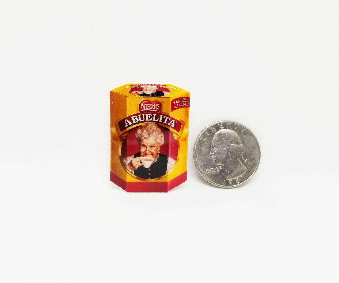 Abuelita hot chocolate pin or magnet