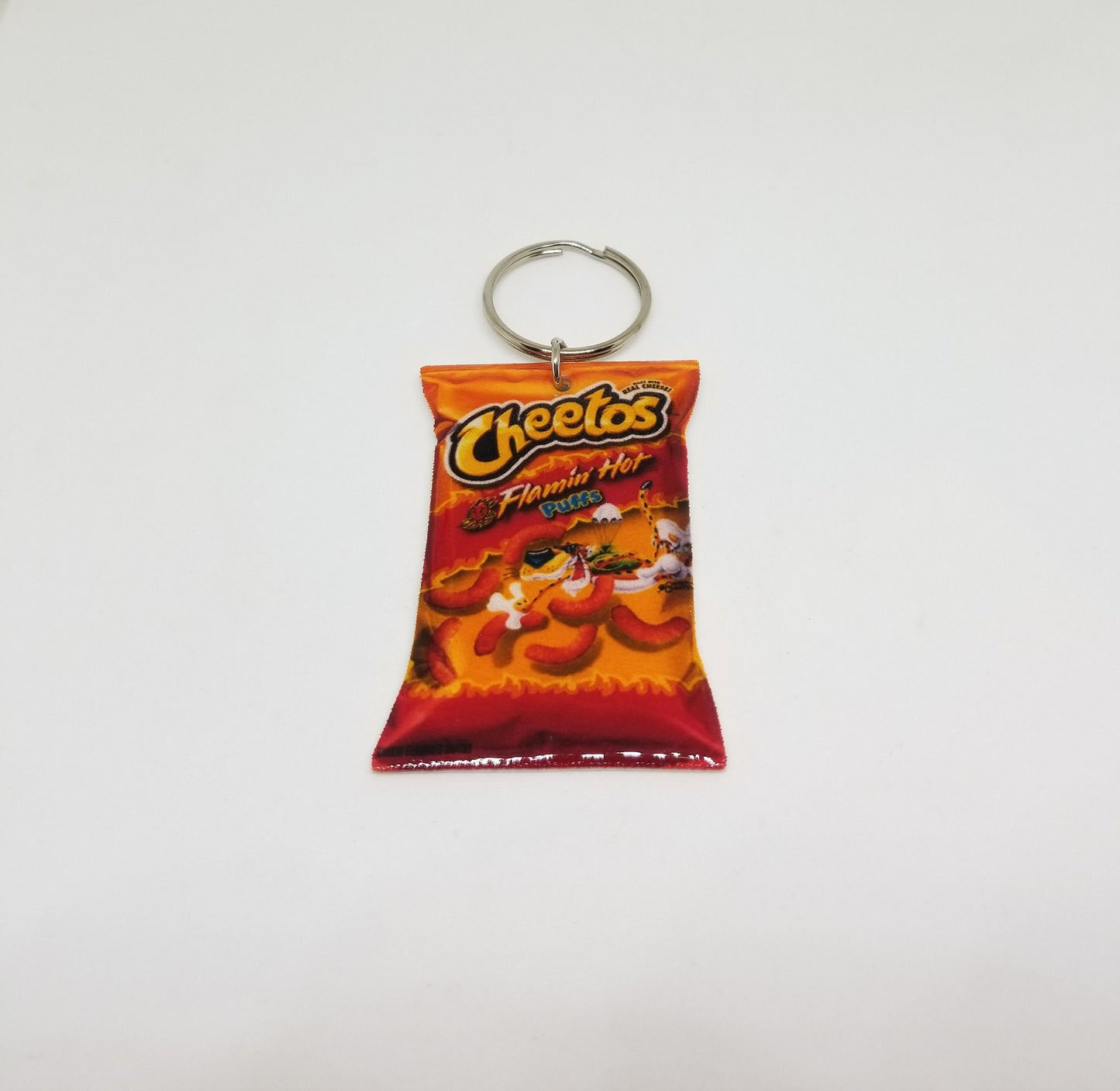 Hot cheeto puffs keychain