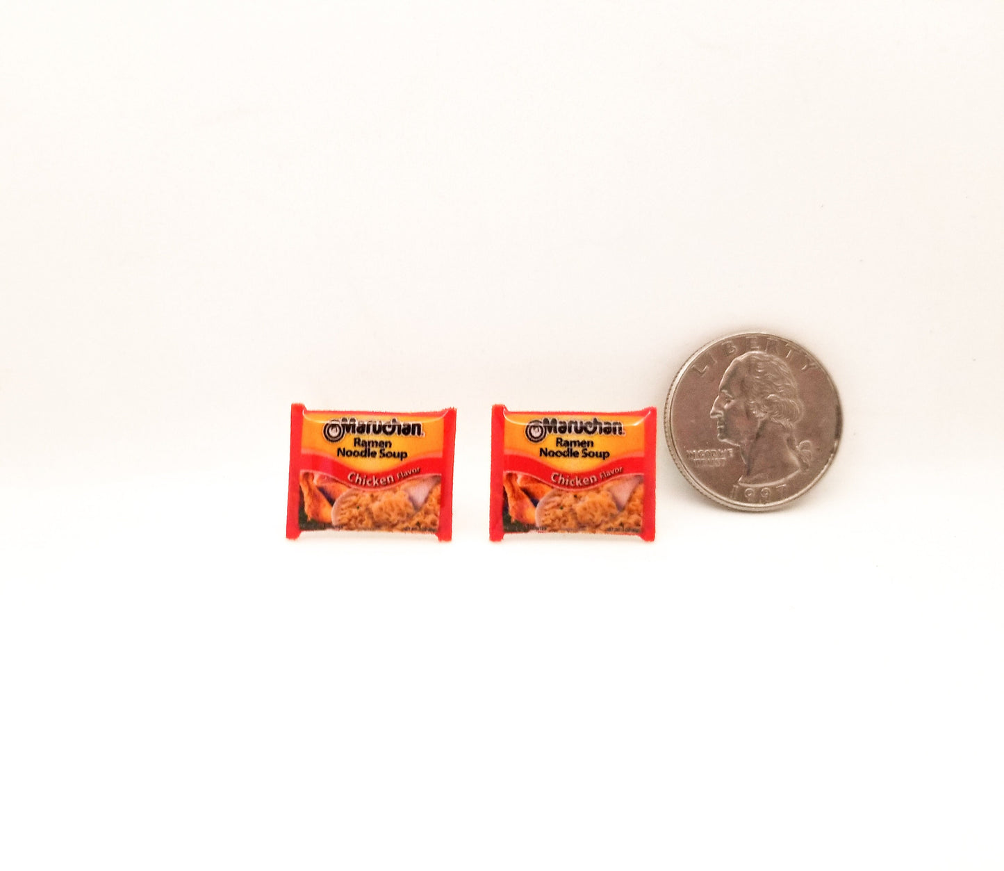 maruchan ramen earrings- chicken