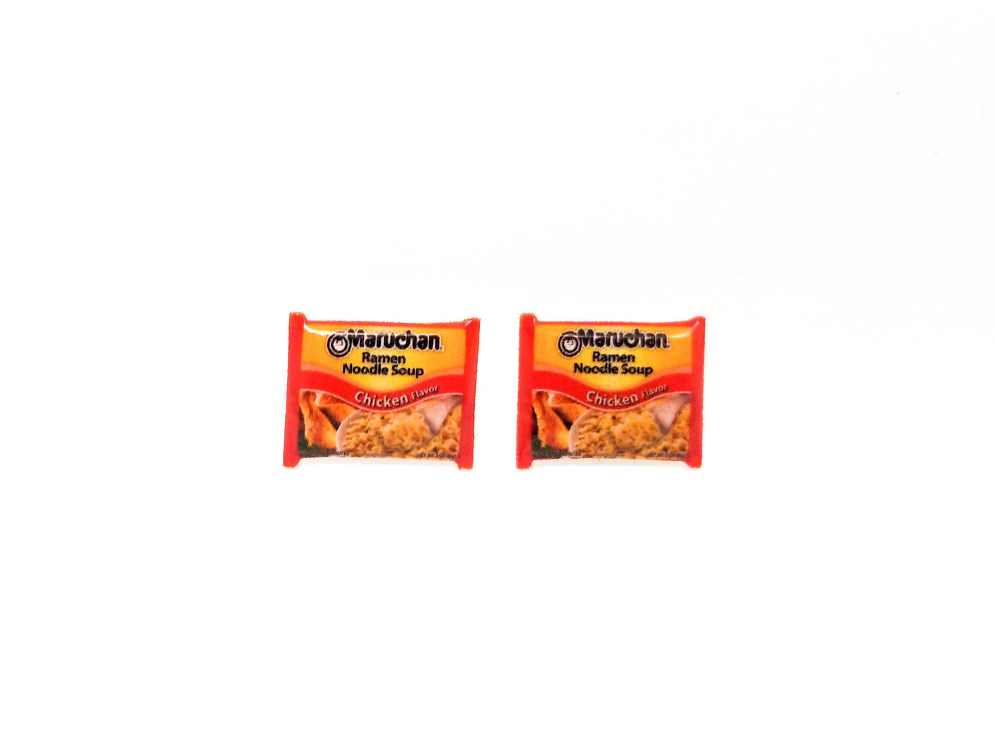 maruchan ramen earrings- chicken