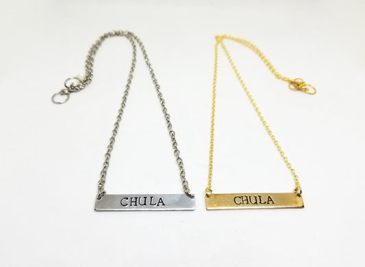 chula bar necklace