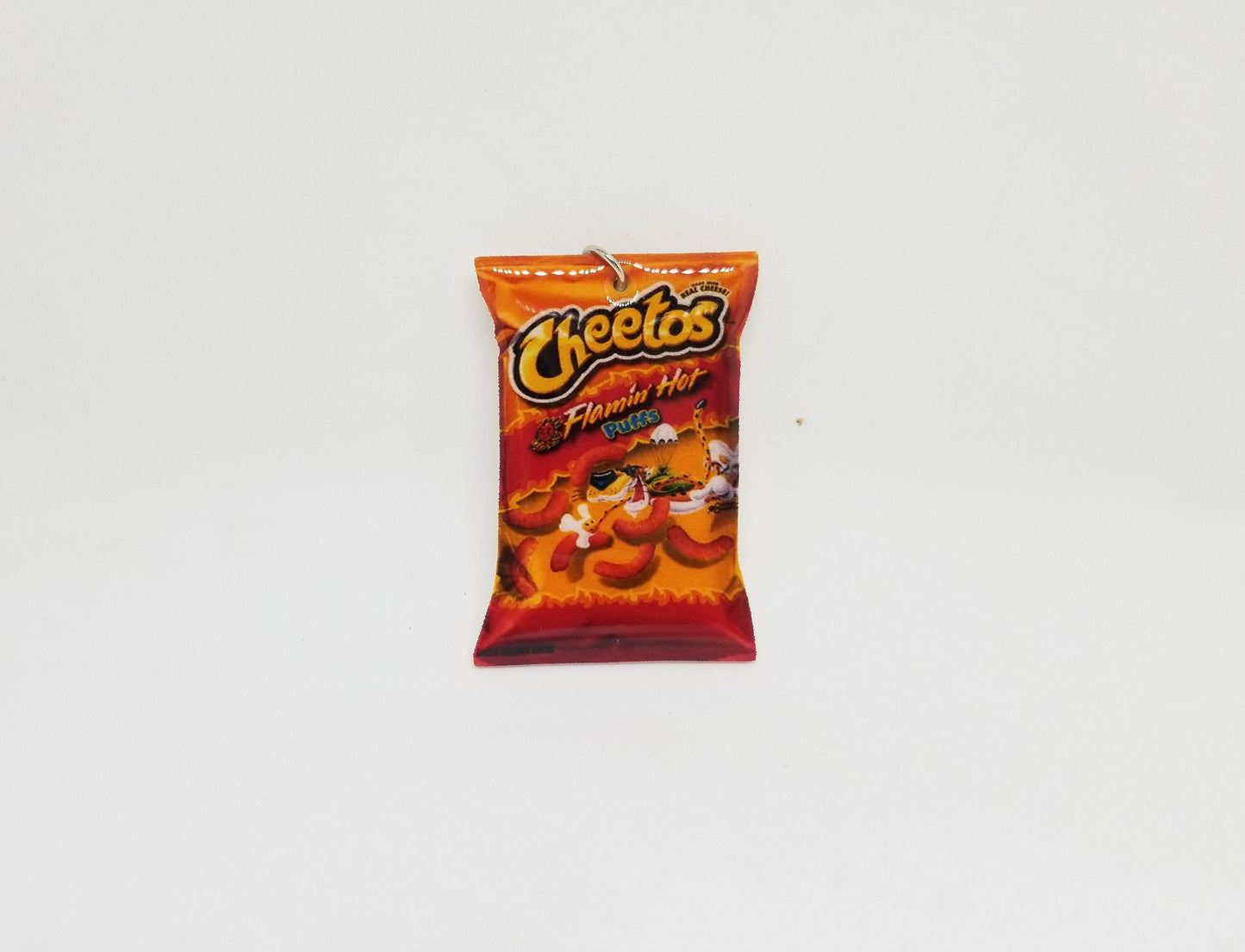 Hot cheeto puffs keychain