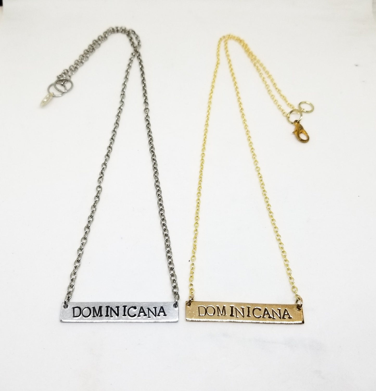 Dominicana bar necklace