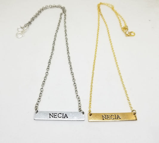 necia bar necklace