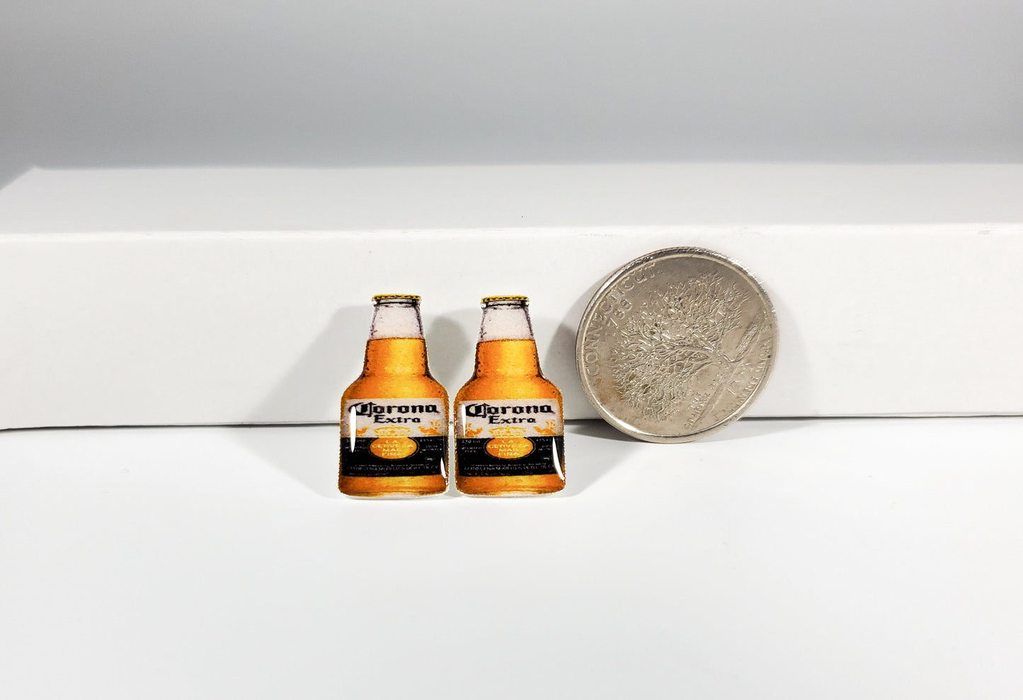 corona beer earrings