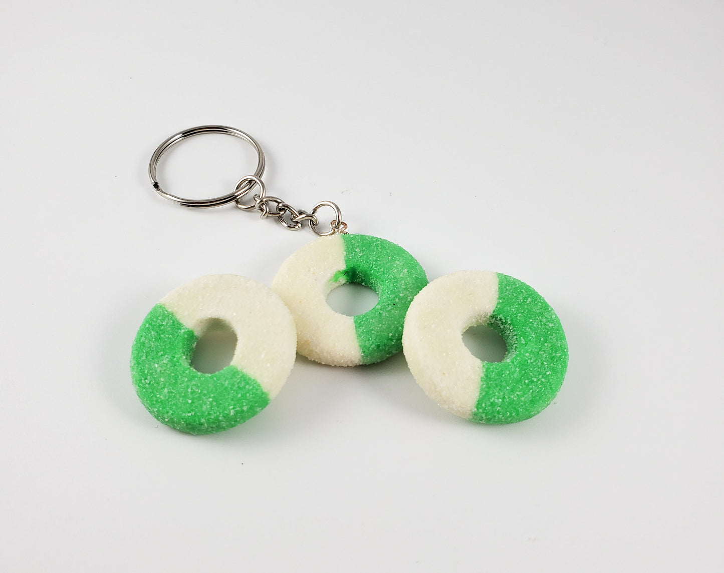 Apple Ring gummy candy pin or keychain