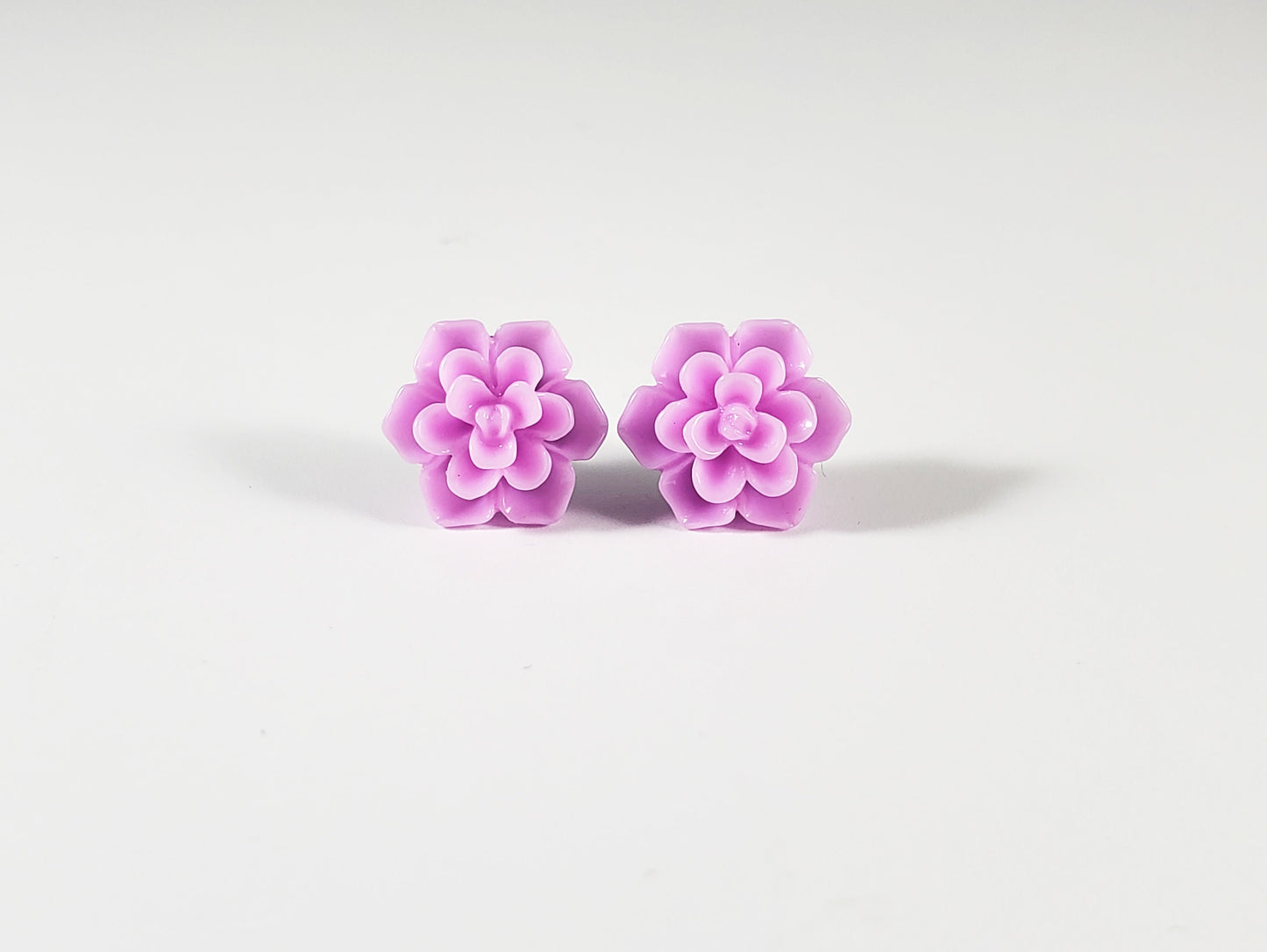 Dainty Dahlia stud earrings