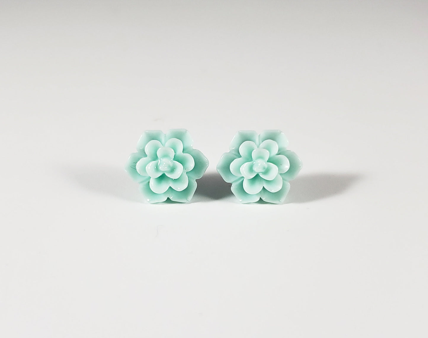 Dainty Dahlia stud earrings