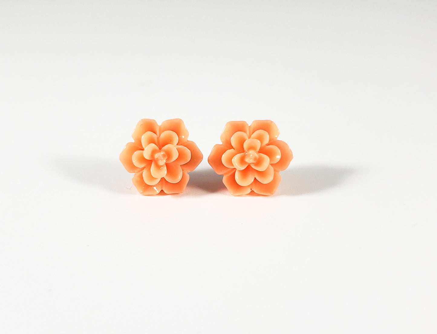 Dainty Dahlia stud earrings