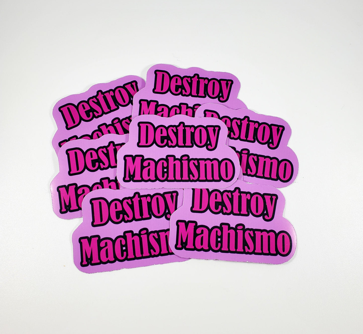 destroy machismo sticker