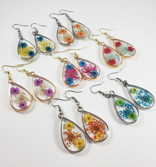 Forget me Not Tear earrings