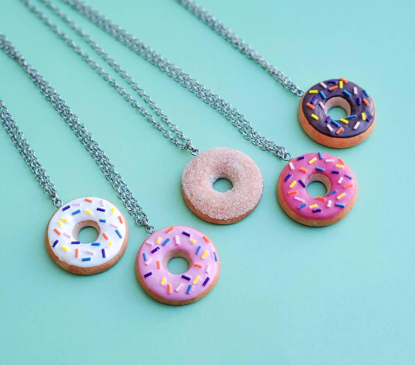 Donut necklace