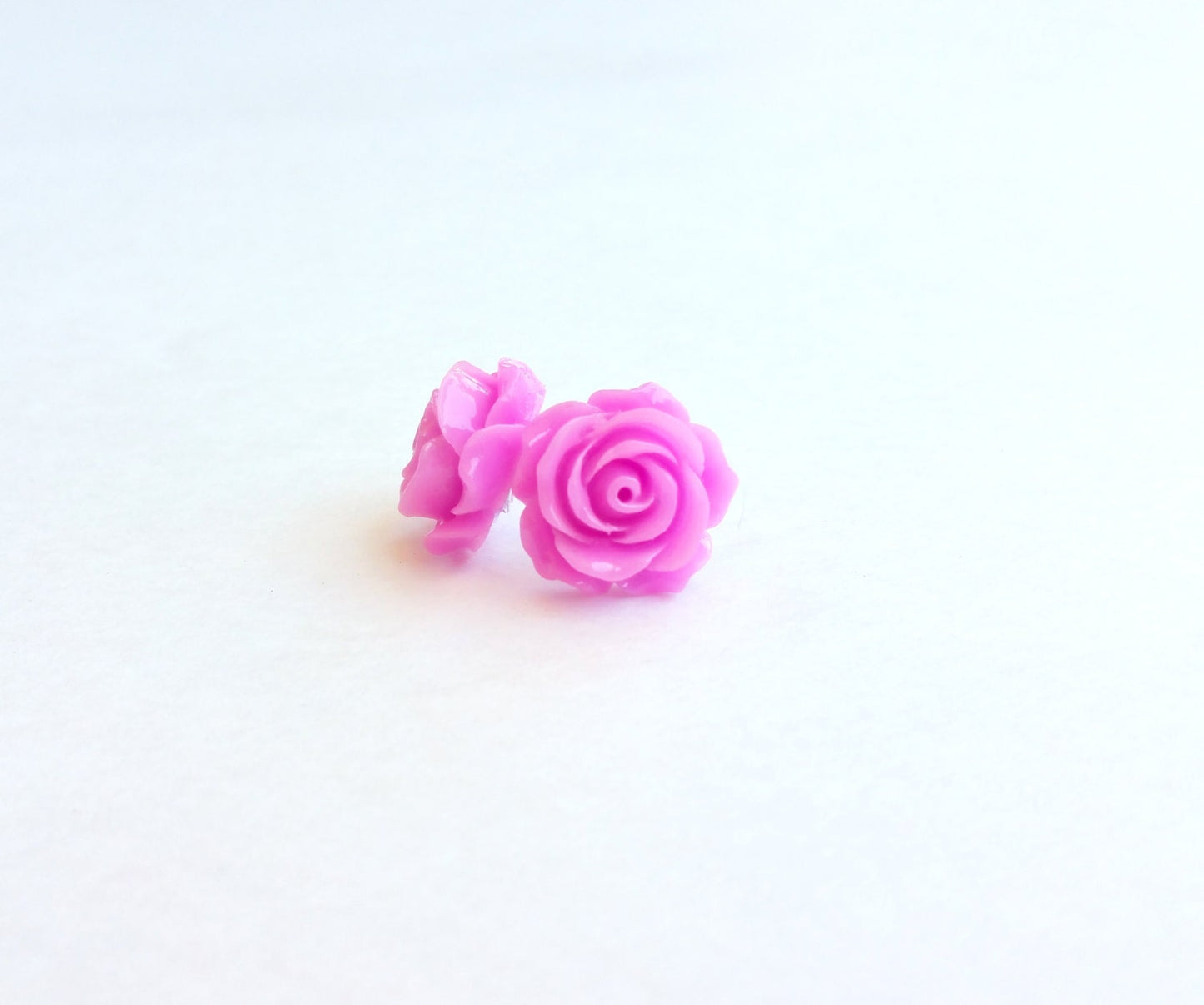 Vintage Rose Earrings-orchid