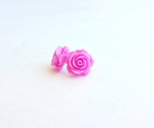 Vintage Rose Earrings-orchid